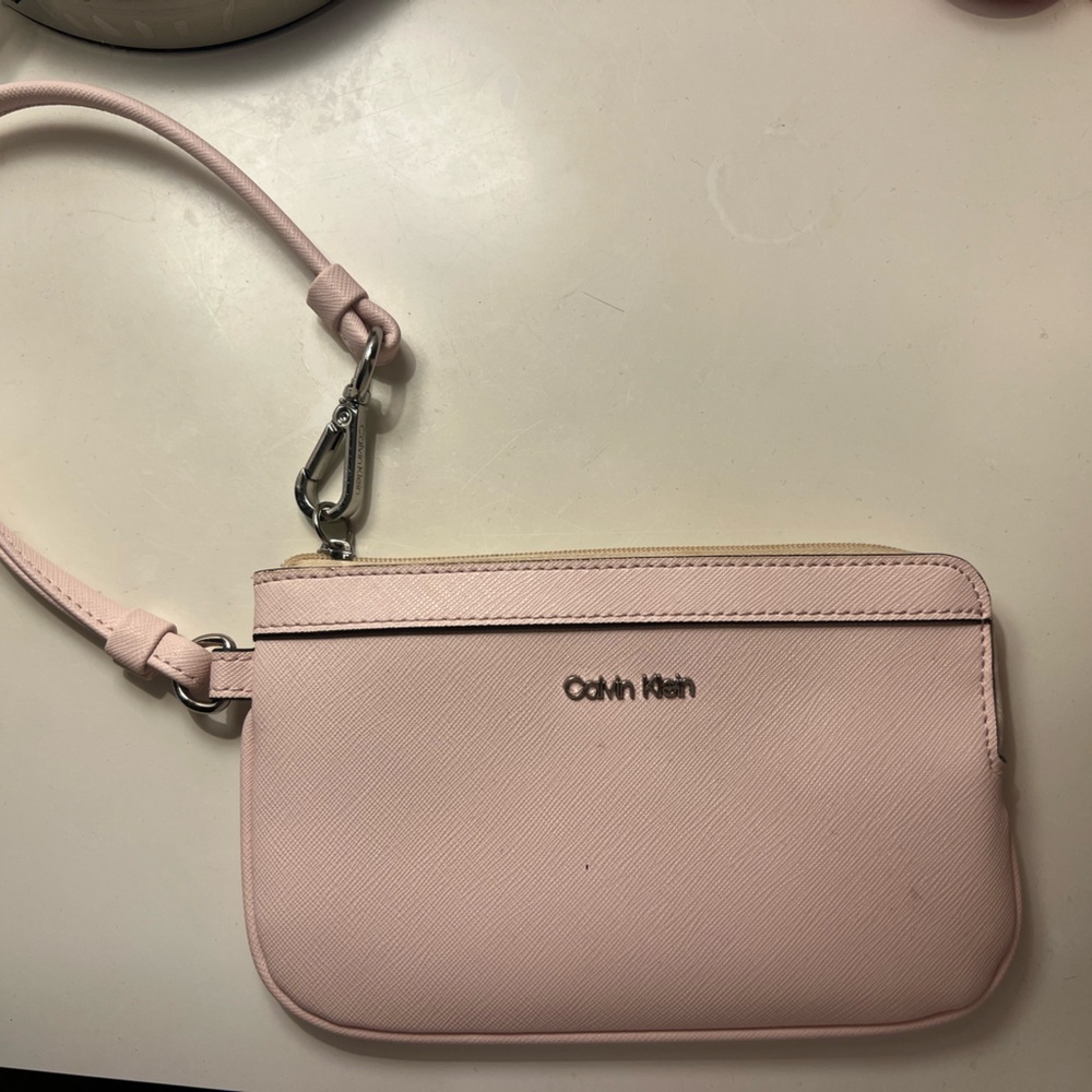 Calvin Klein Pink Wristlet